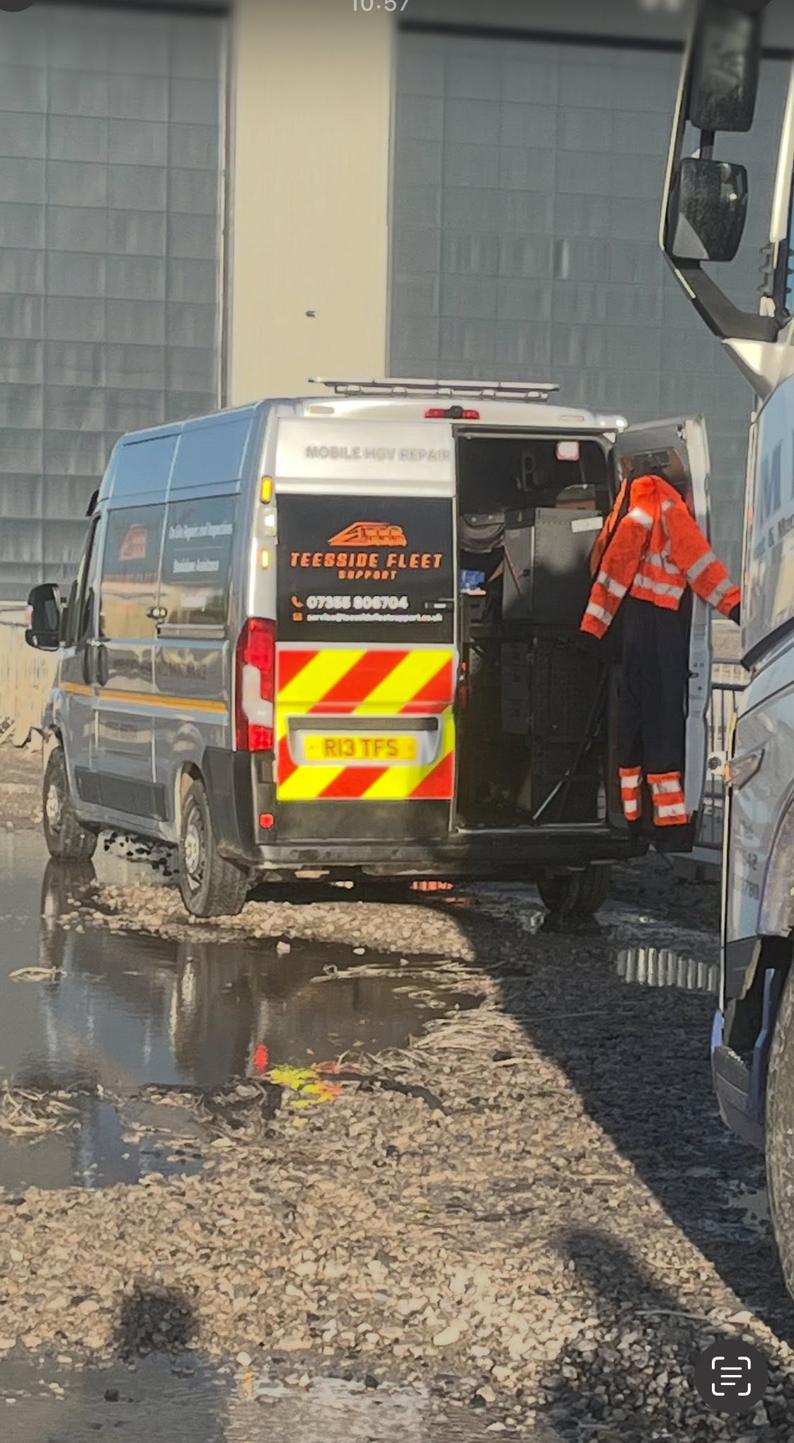 Real Teesside Fleet Support service van